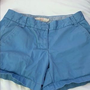 Baby blue chino Jcrew shorts